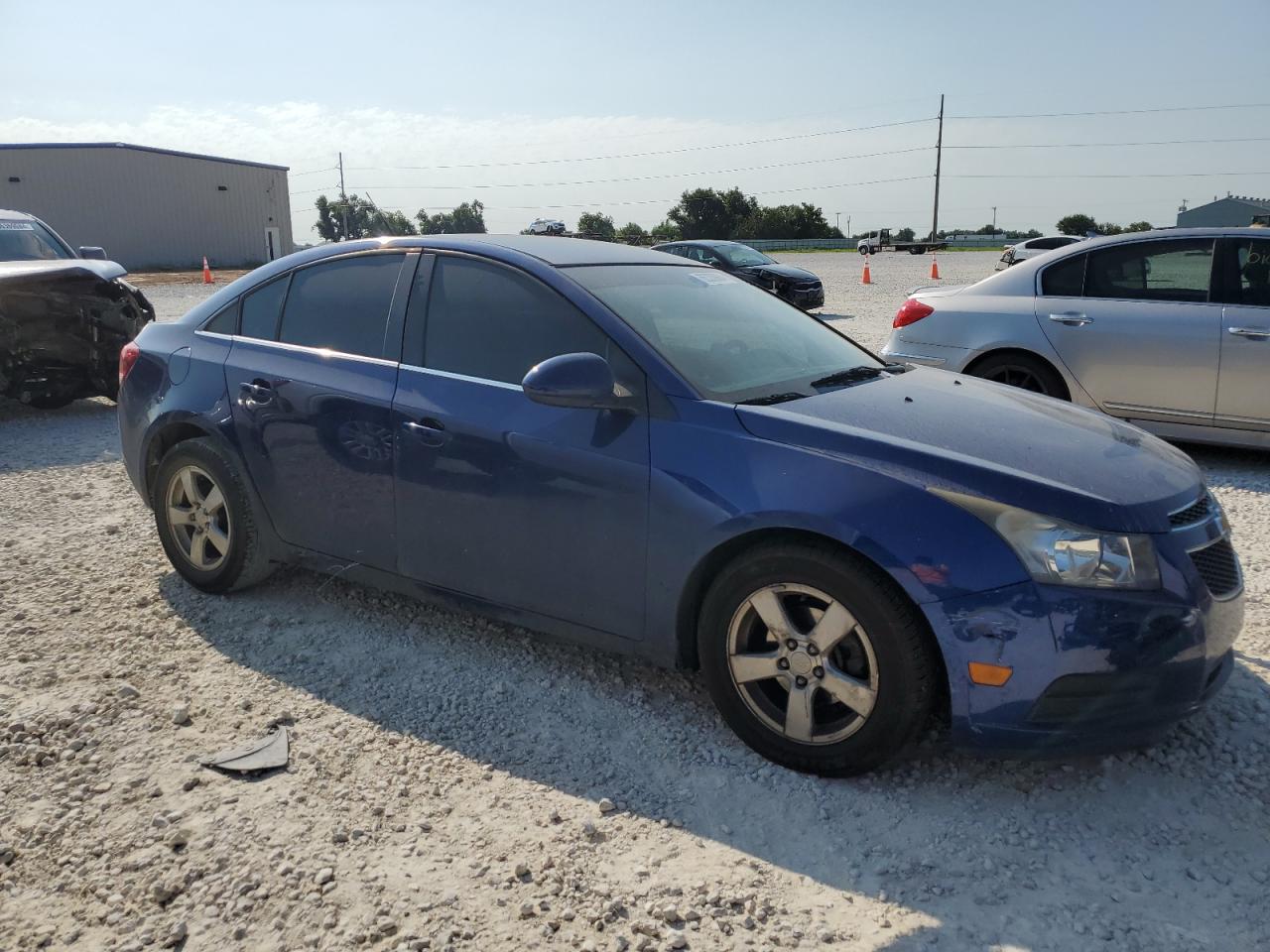 2013 Chevrolet Cruze VIN 1G1PC5SBXD7238722 Copart auction photo, front end / side damage thumbnail 4