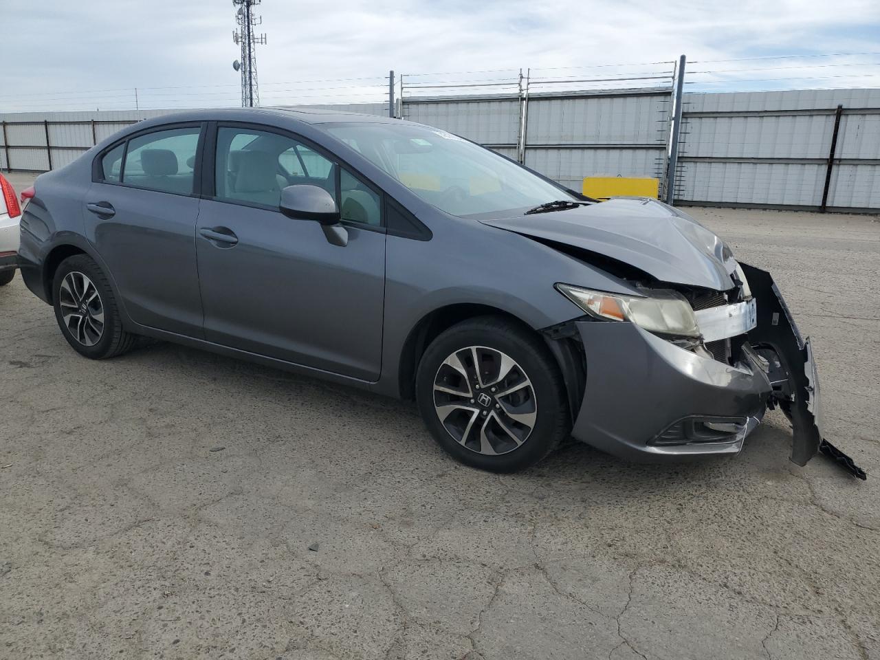 2013 Honda Civic VIN 19XFB2F87DE050937 Copart auction photo, front end damage thumbnail 4