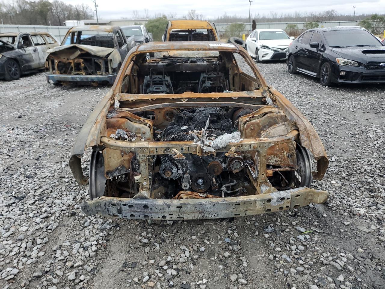 2019 Dodge Challenger VIN 2C3CDZAG6KH731861 Copart auction photo, burn damage thumbnail 5