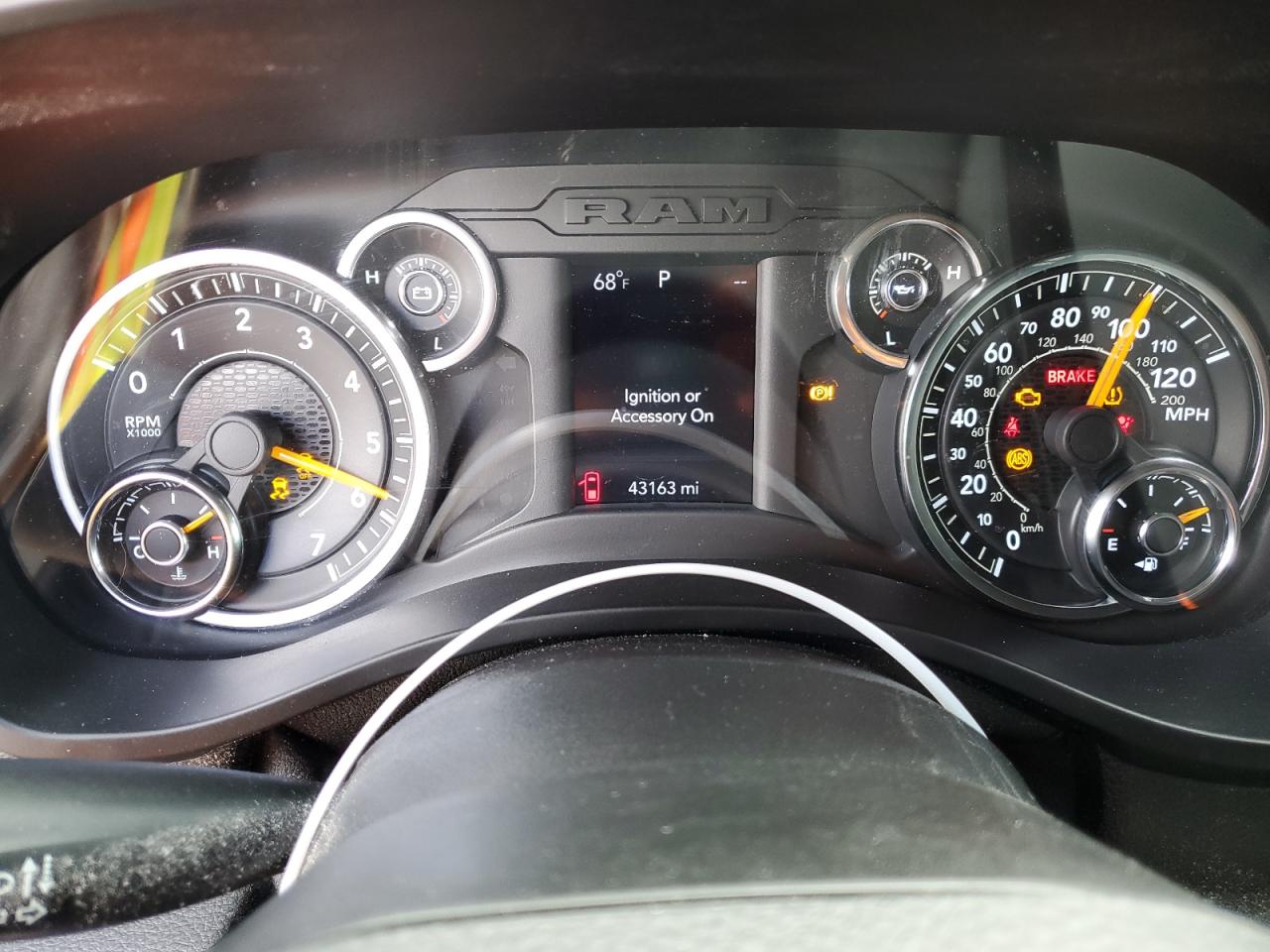 2021 RAM 1500 VIN 1C6RREBG6MN824850 Copart auction photo, all over damage thumbnail 9