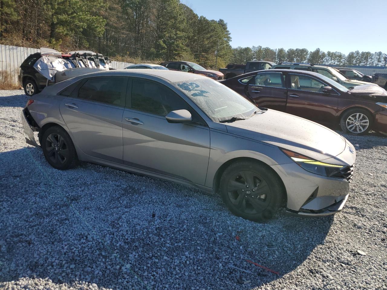 2021 Hyundai Elantra VIN KMHLM4AGXMU121830 Copart auction photo, all over damage thumbnail 4