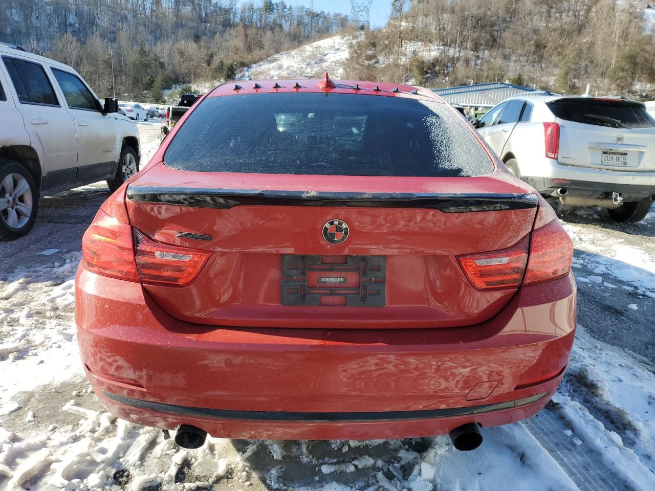 2015 BMW 4er VIN WBA4B3C50FGV48629 Copart auction photo, all over damage thumbnail 6