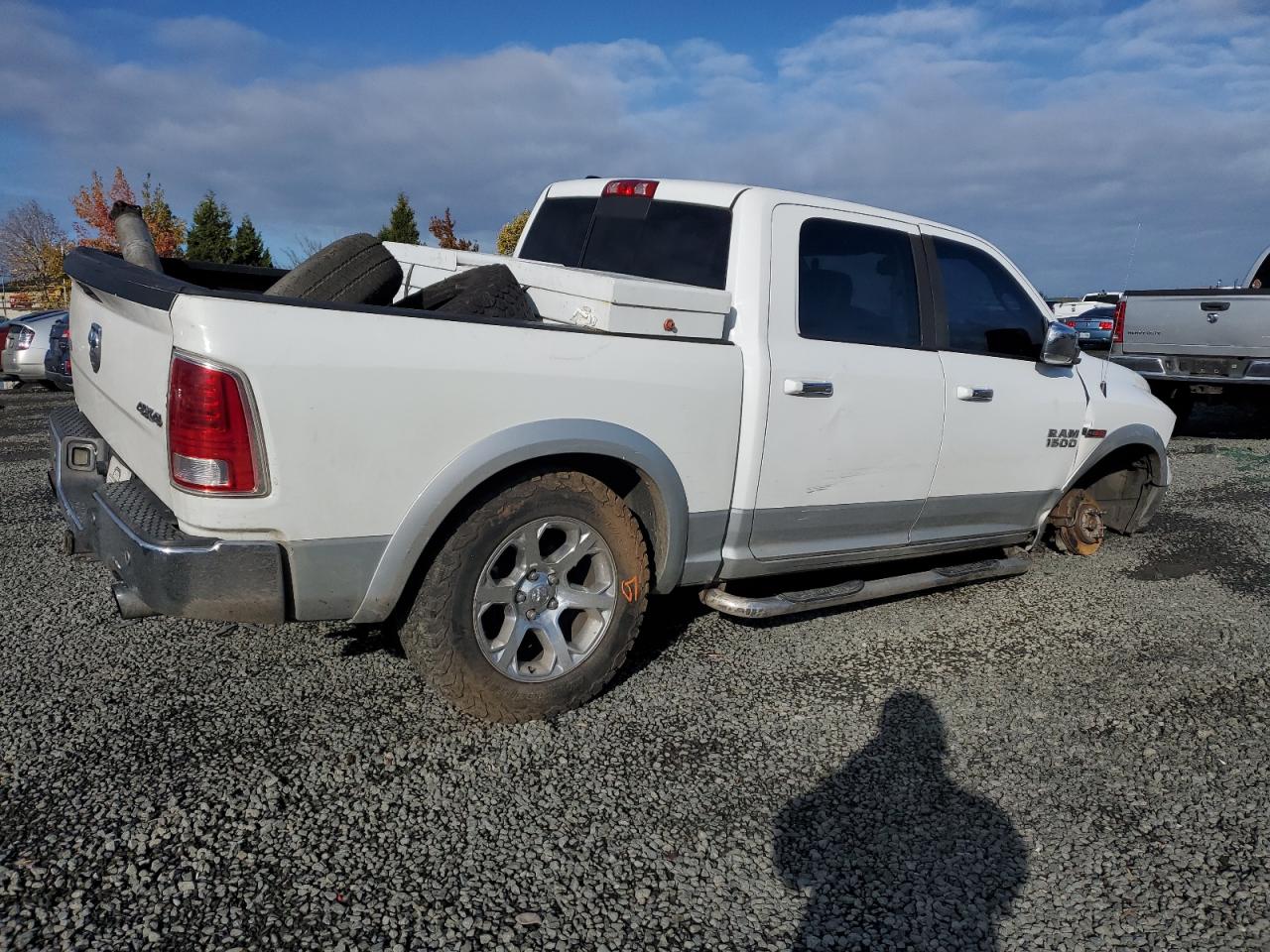 2014 RAM 1500 VIN 1C6RR7NM8ES352408 Copart auction photo, front end / undercarriage damage thumbnail 3