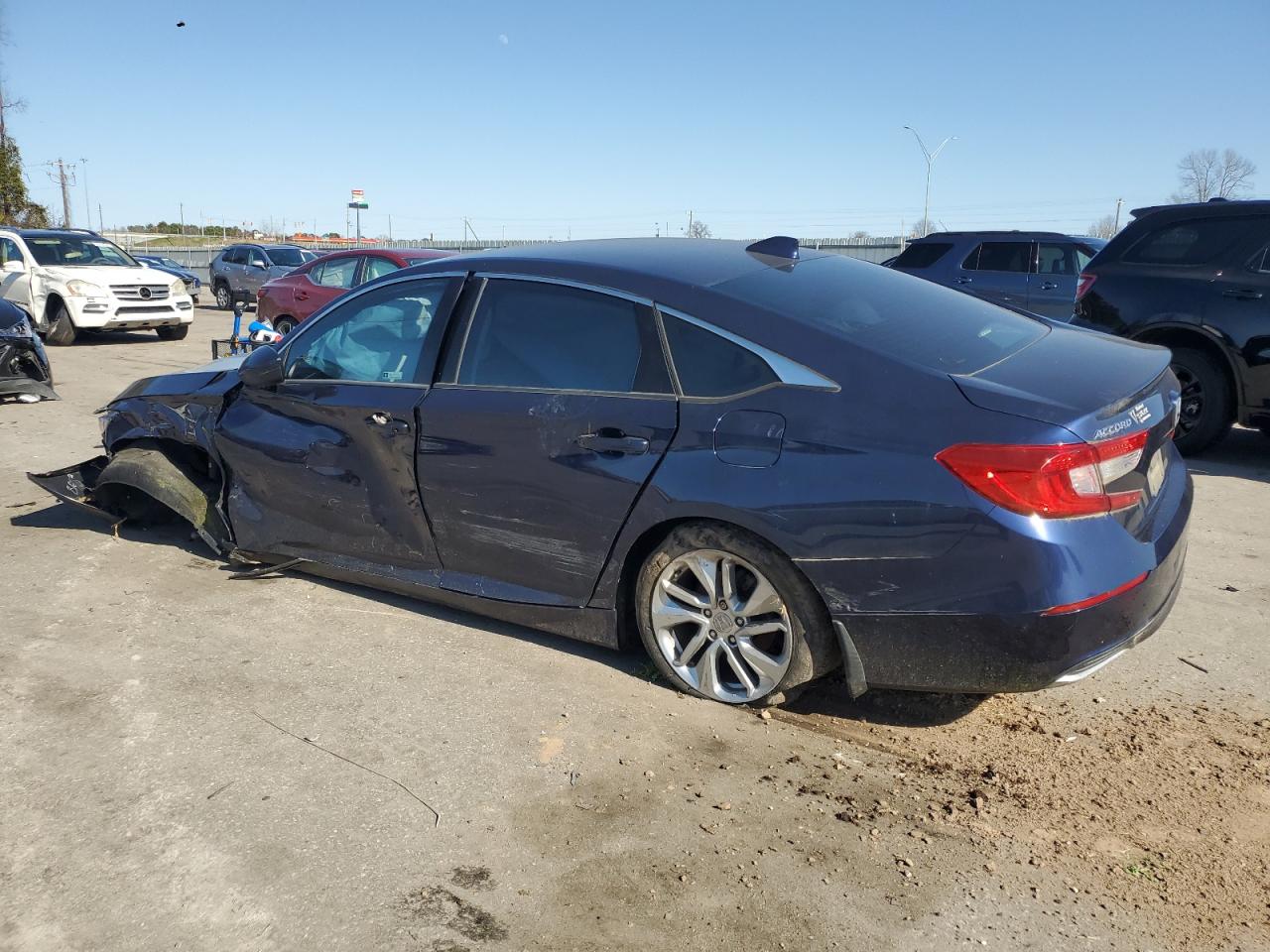 2018 Honda Accord VIN 1HGCV1F14JA072675 Copart auction photo, all over damage thumbnail 2