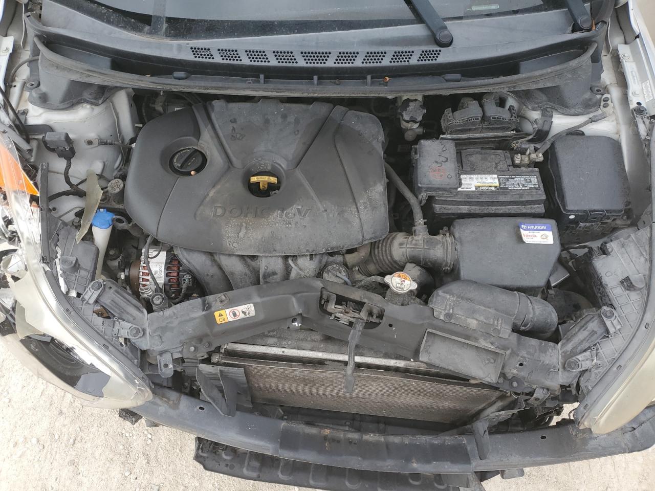 2012 Hyundai Elantra VIN KMHDH4AE4CU239426 Copart auction photo, all over damage thumbnail 12