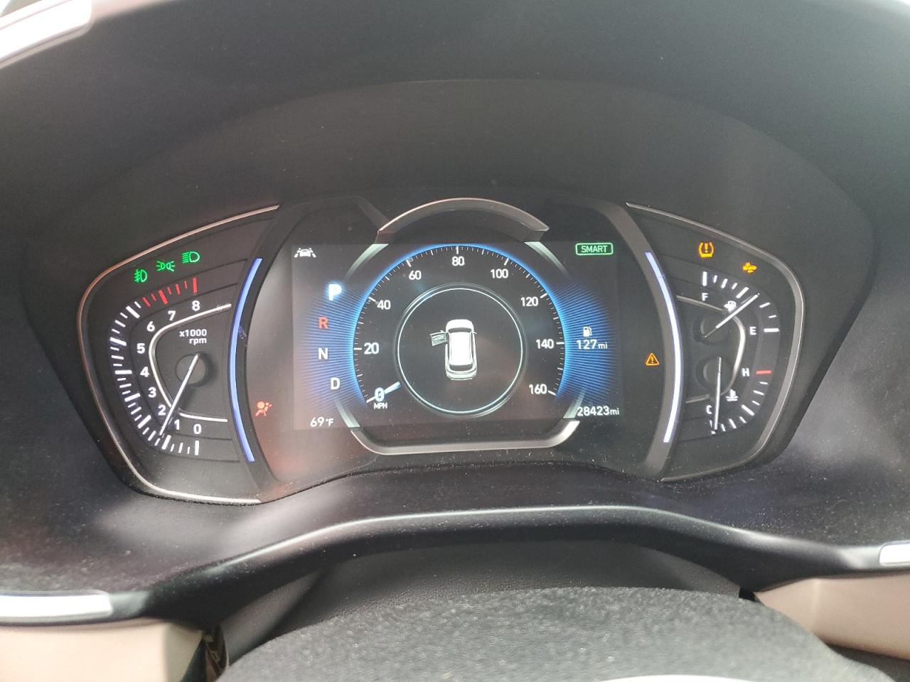 2020 Hyundai Santa Fe VIN 5NMS33AD8LH266809 Copart auction photo, front end damage thumbnail 9