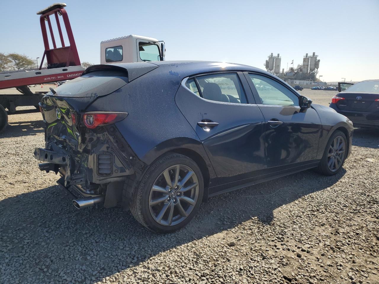 2022 Mazda 3 VIN JM1BPAKL2N1506688 Copart auction photo, rear end damage thumbnail 3