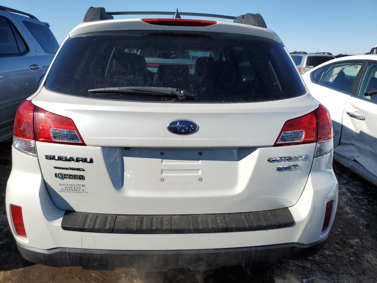 2014 Subaru Outback VIN 4S4BRDPCXE2308709 Copart auction photo, undercarriage / side damage thumbnail 6