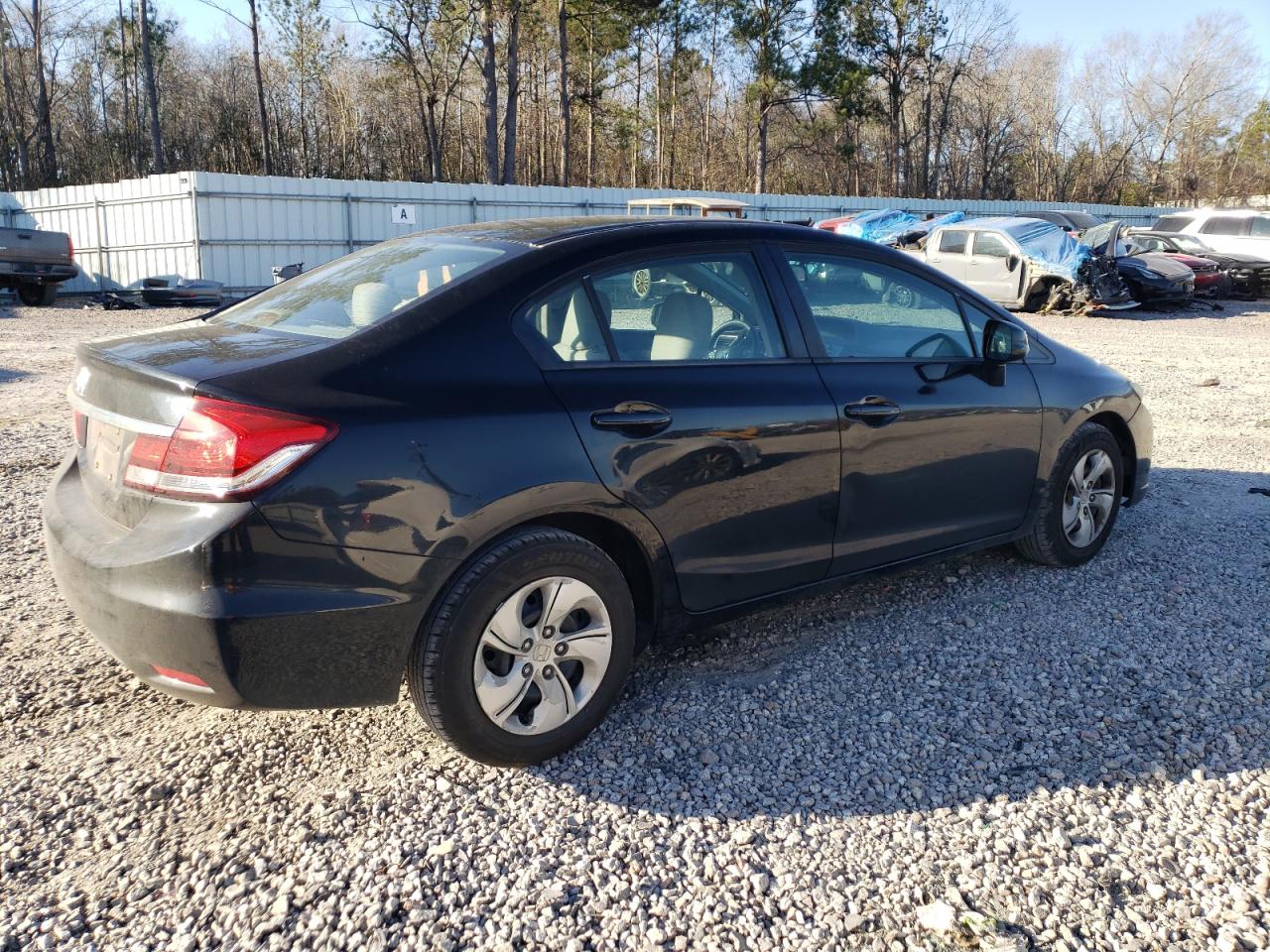 2013 Honda Civic VIN 19XFB2F59DE016830 Copart auction photo, side / minor dent/scratches damage thumbnail 3