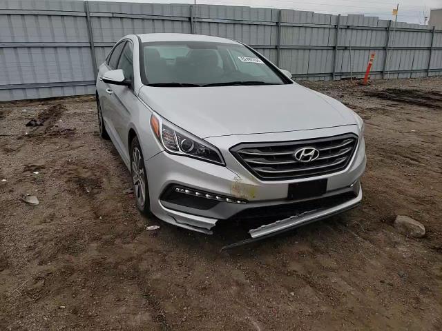 2015 Hyundai Sonata VIN 5NPE34AF4FH162409 Copart auction photo, front end damage thumbnail 11