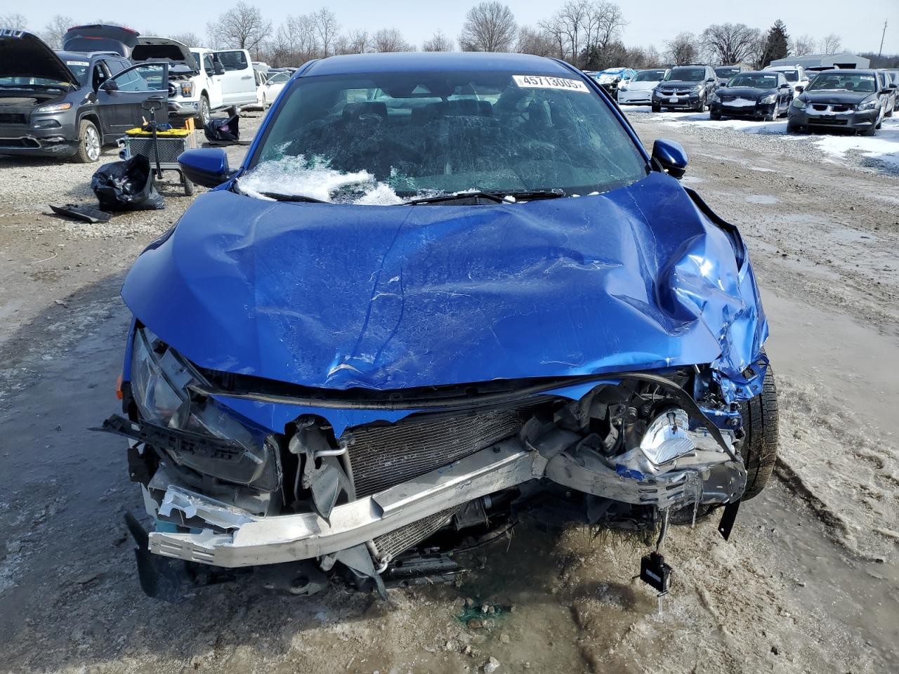 2020 Honda Civic VIN 19XFC2F88LE026285 Copart auction photo, all over damage thumbnail 5