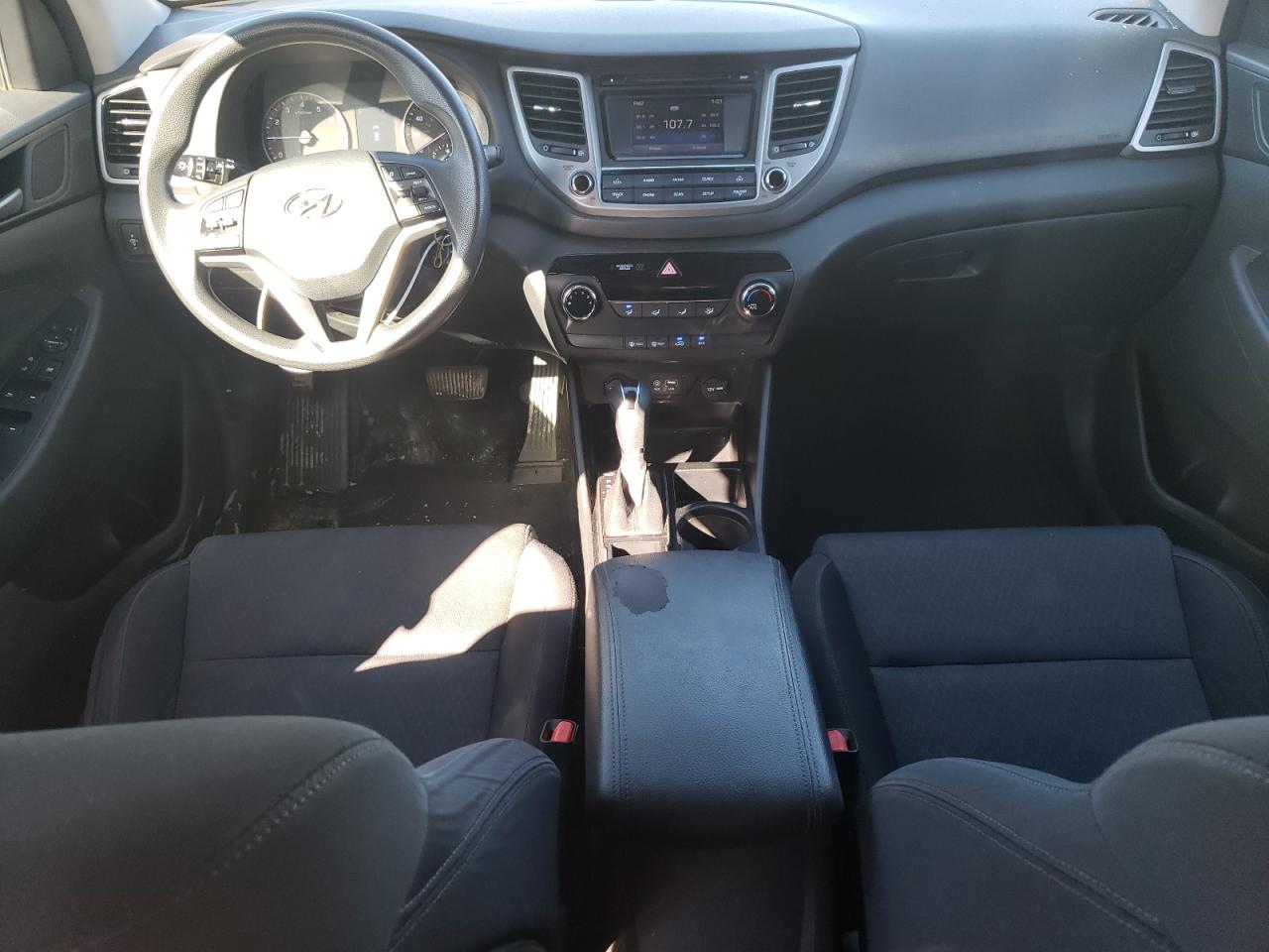 2016 Hyundai Tucson VIN KM8J33A48GU207796 Copart auction photo, top/roof / side damage thumbnail 8