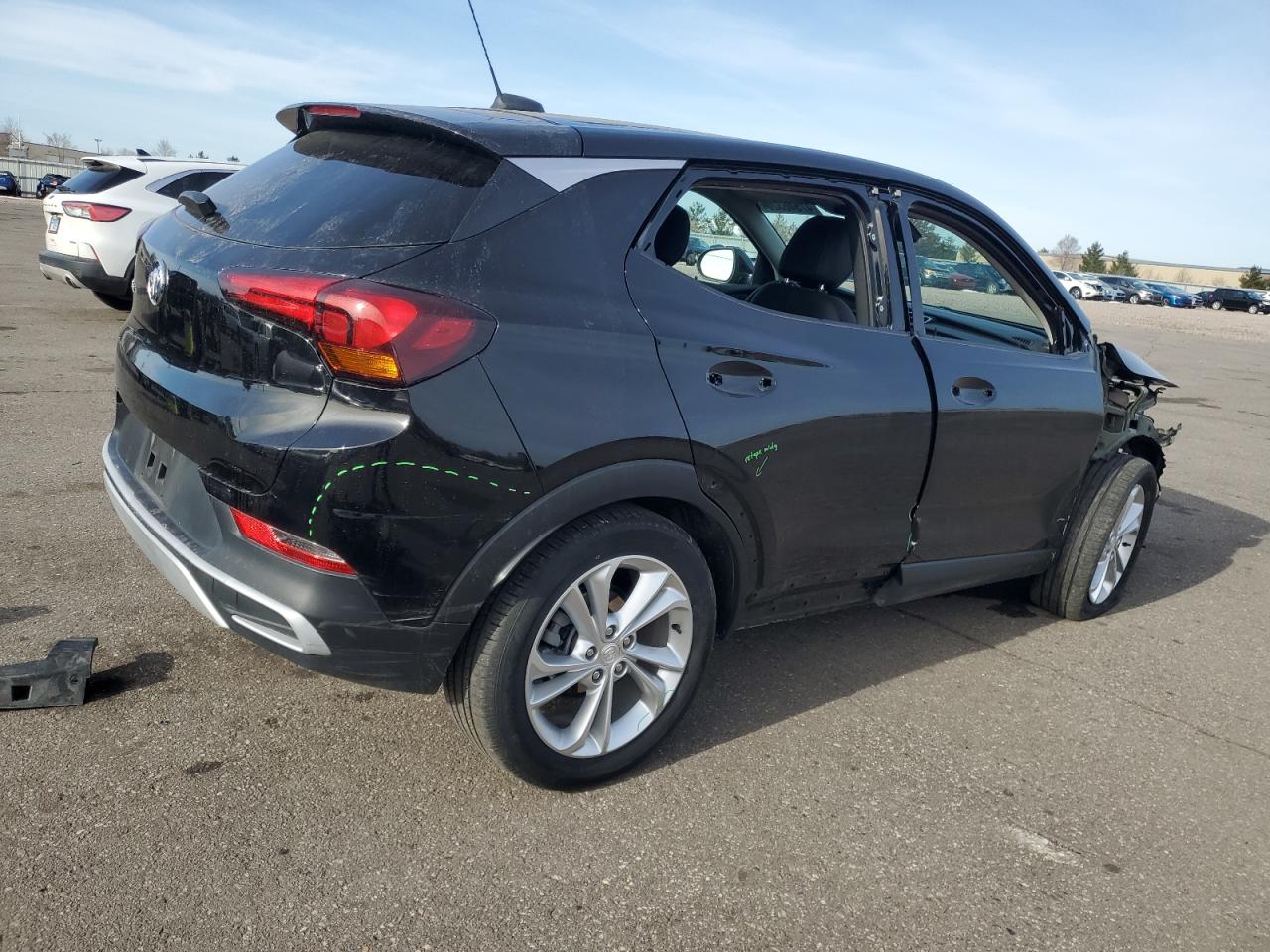 2021 Buick Encore VIN KL4MMCSL9MB139918 Copart auction photo, front end / undercarriage damage thumbnail 3