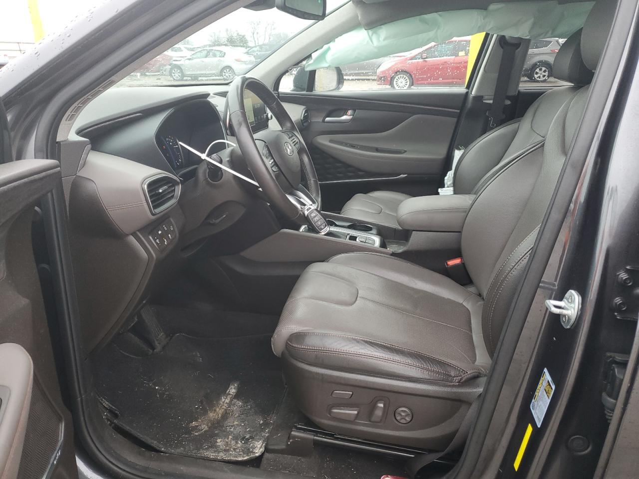 2020 Hyundai Santa Fe VIN 5NMS5CAA9LH217487 Copart auction photo, rear end / side damage thumbnail 7
