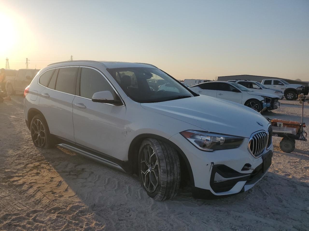 2020 BMW X1 VIN WBXJG9C05L3L81799 Copart auction photo, undercarriage damage thumbnail 4