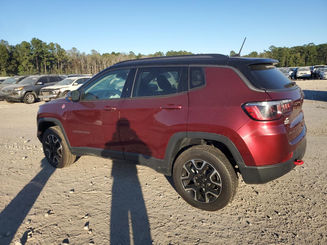 2021 Jeep Compass VIN 3C4NJDDB6MT591014 Copart auction photo, front end damage thumbnail 2