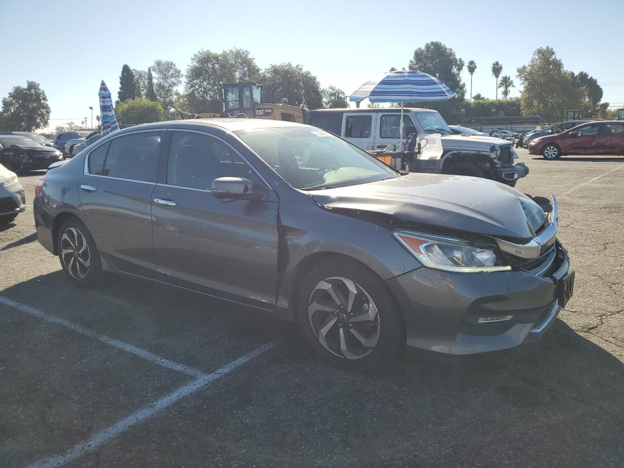 2017 Honda Accord VIN 1HGCR2F75HA105661 Copart auction photo, all over damage thumbnail 4