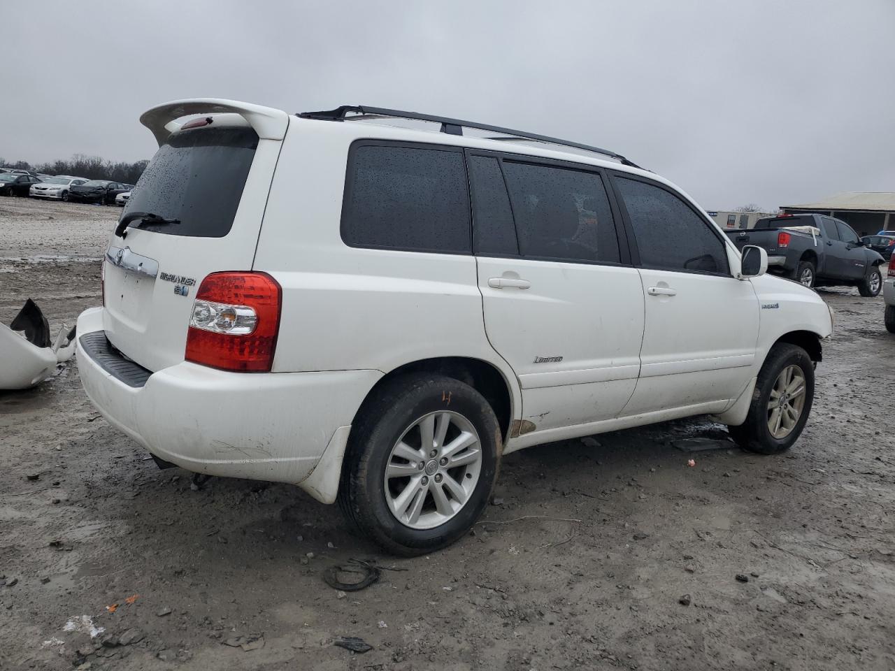 2007 Toyota Highlander VIN JTEDW21A570020561 Copart auction photo, front end damage thumbnail 3