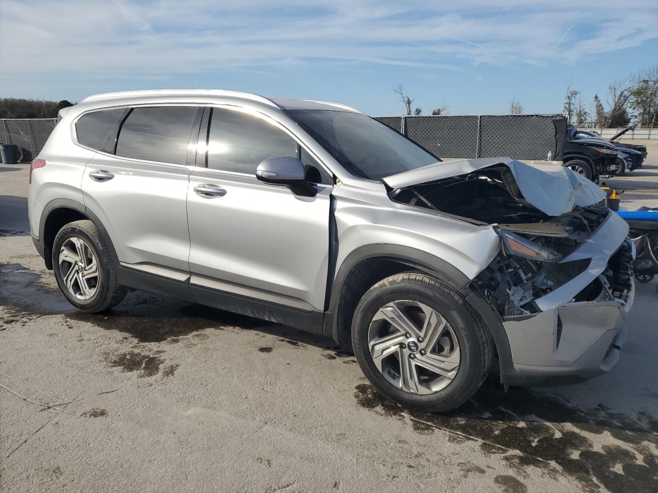 2023 Hyundai Santa Fe VIN 5NMS24AJ9PH500749 Copart auction photo, front end damage thumbnail 4