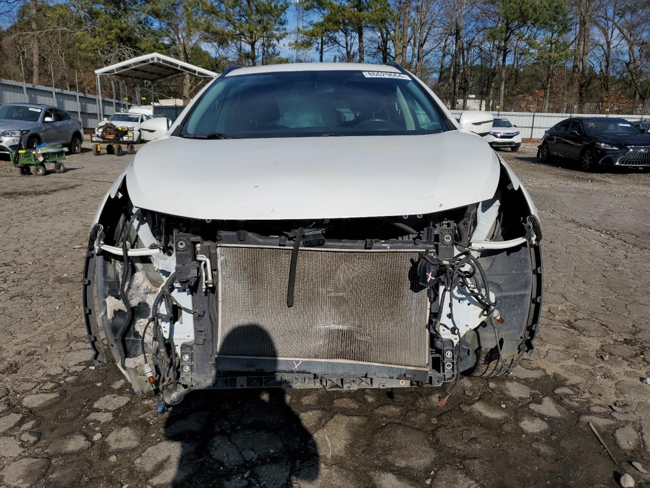 2017 Nissan Murano VIN 5N1AZ2MG1HN111096 Copart auction photo, front end / side damage thumbnail 5