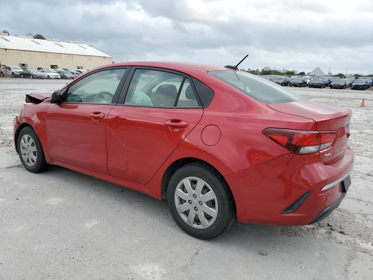 2021 KIA Rio VIN 3KPA24AD8ME364803 Copart auction photo, all over damage thumbnail 2