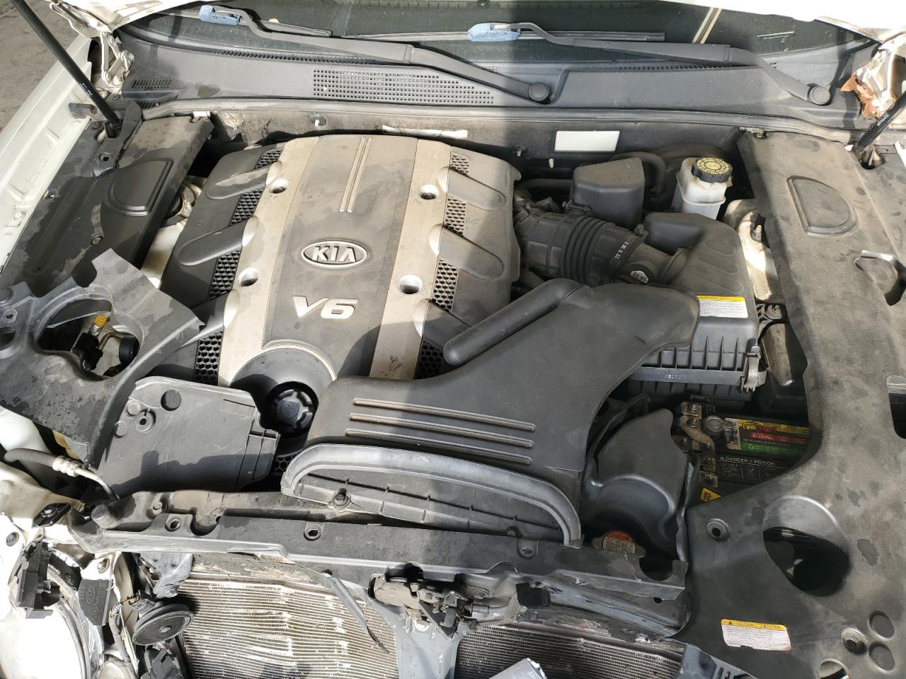 2007 KIA Amanti VIN KNALD125X75138512 Copart auction photo, front end / minor dent/scratches damage thumbnail 11