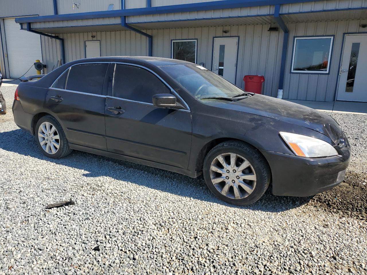 2006 Honda Accord VIN 1HGCM66506A070240 Copart auction photo, front end / side damage thumbnail 4