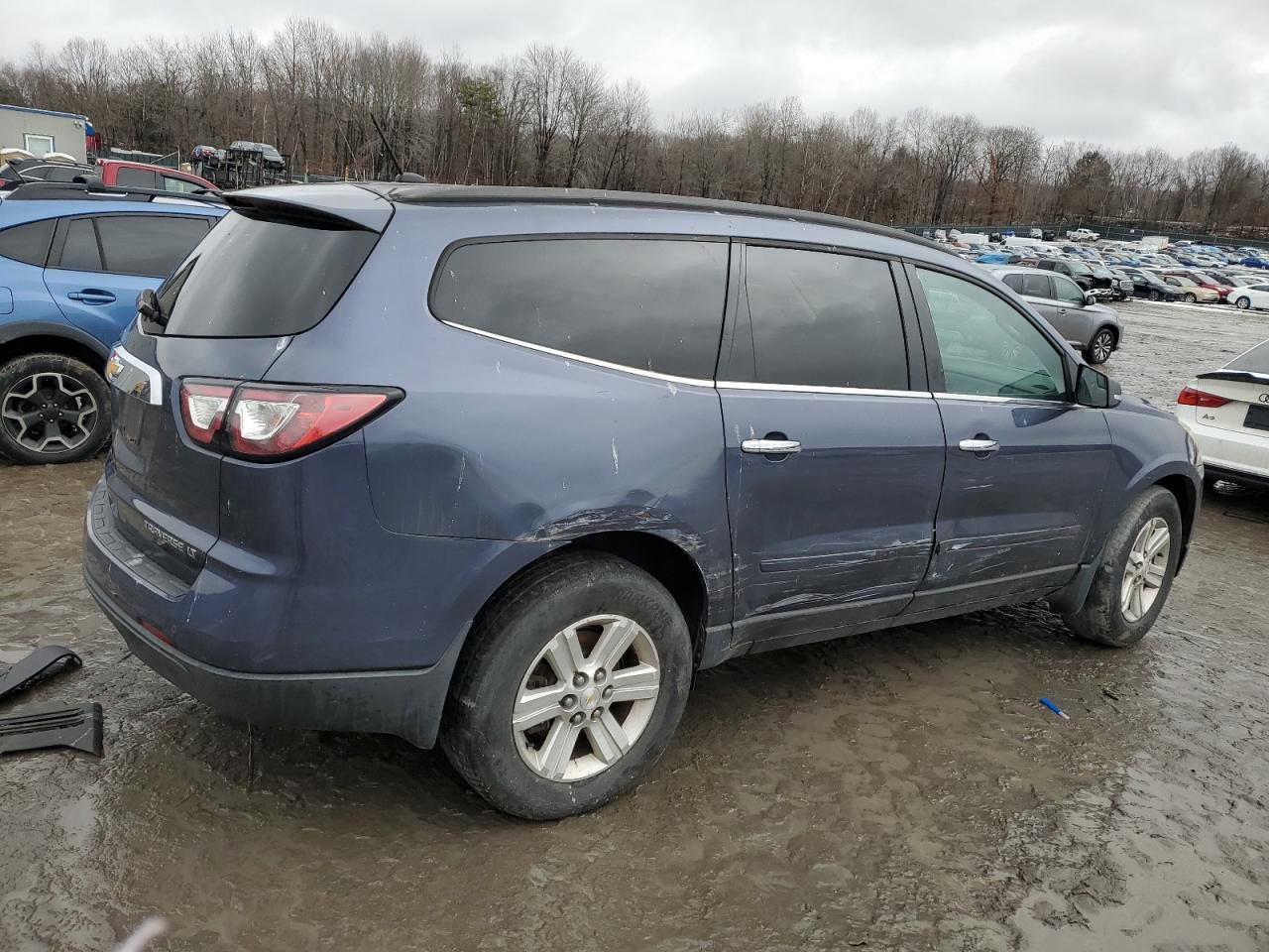 2013 Chevrolet Traverse VIN 1GNKVJKD4DJ122593 Copart auction photo, normal wear damage thumbnail 3