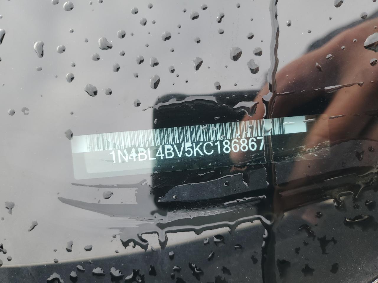 2019 Nissan Altima VIN 1N4BL4BV5KC186867 Copart auction photo, side / front end damage thumbnail 12