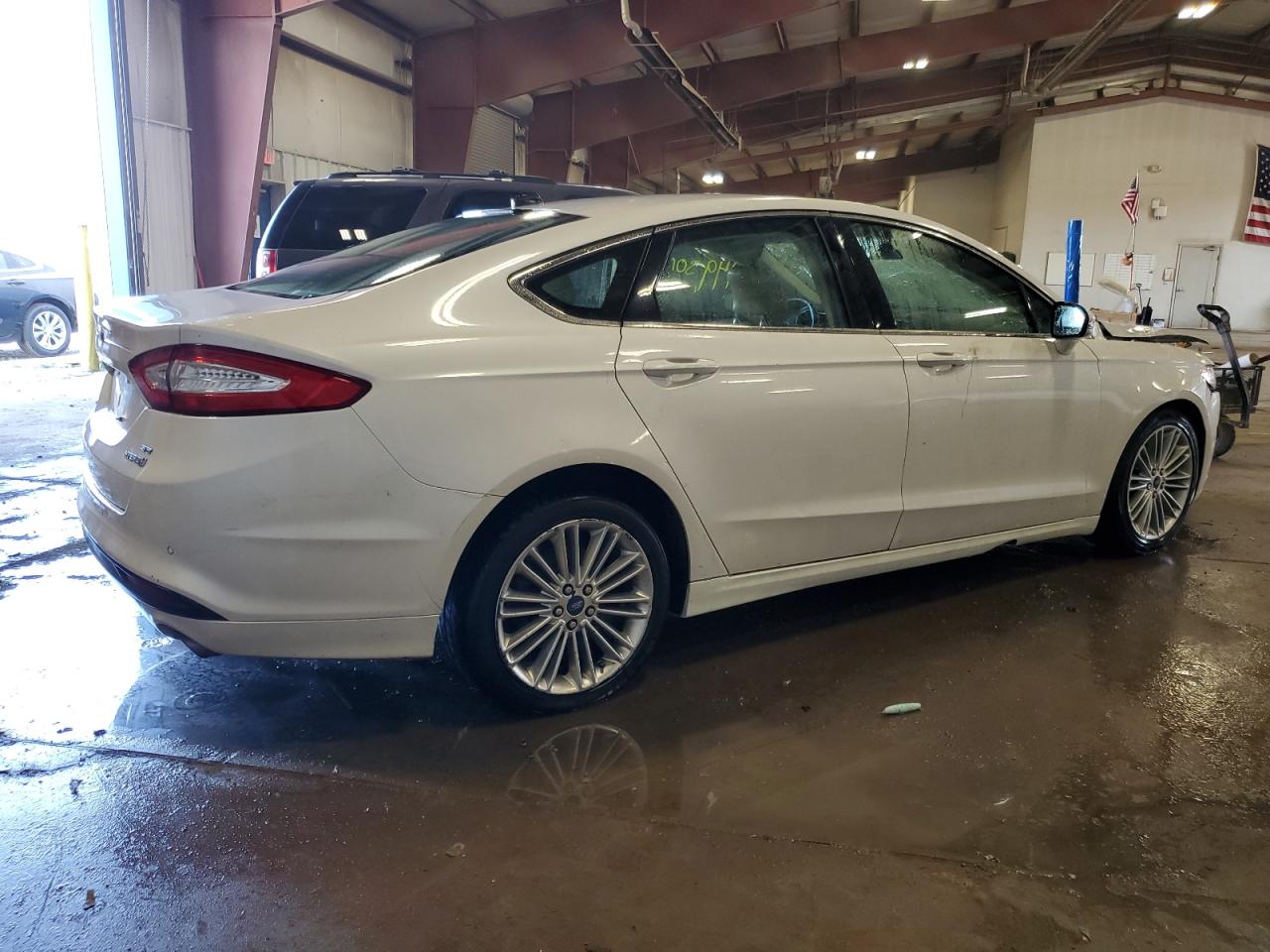 2013 Ford Fusion VIN 3FA6P0LU7DR384911 Copart auction photo, hail / front end damage thumbnail 3