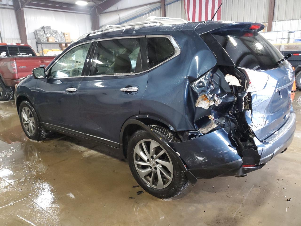 2015 Nissan Rogue VIN 5N1AT2MV7FC826506 Copart auction photo, rear end damage thumbnail 2