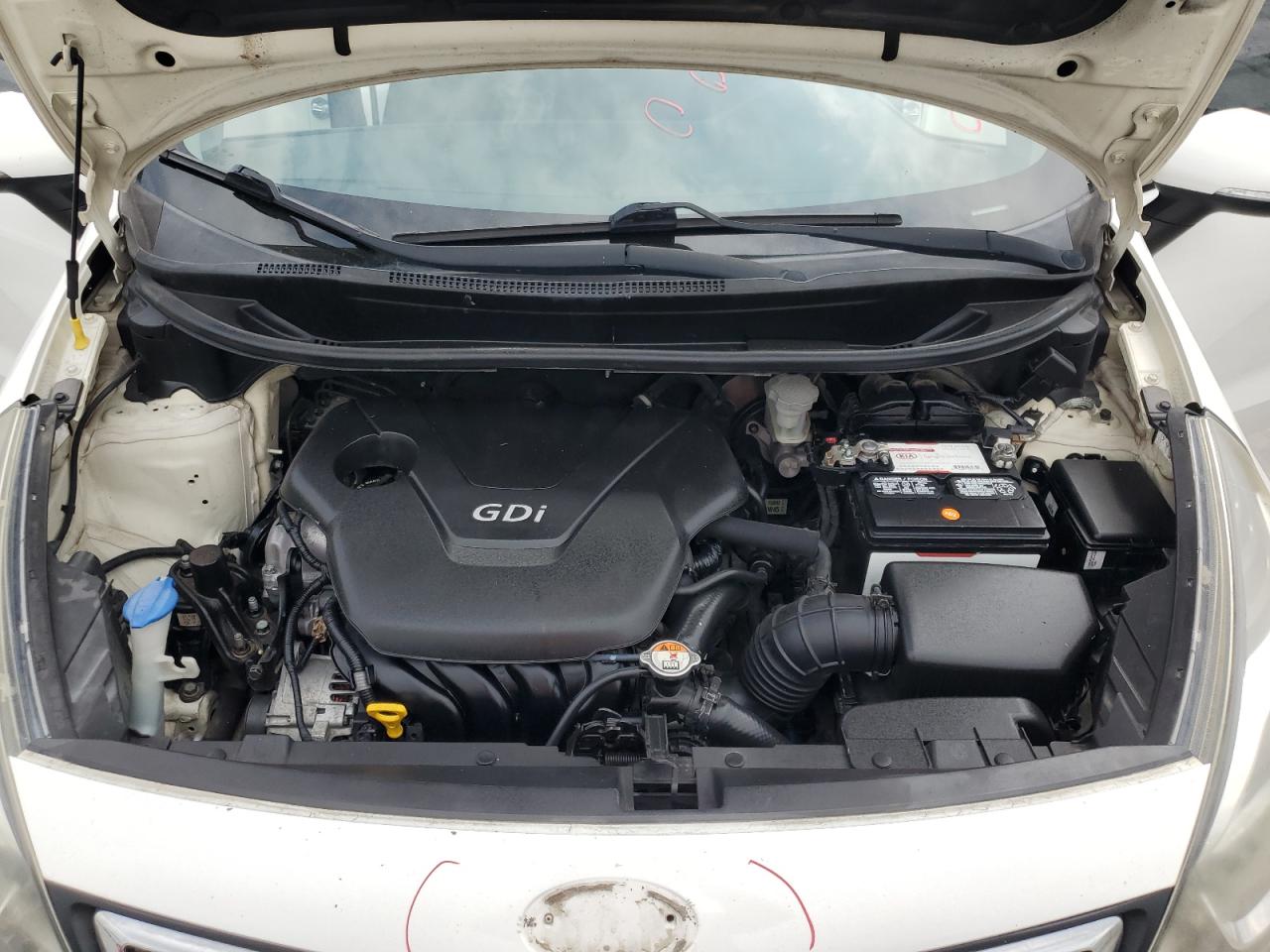 2014 KIA Rio VIN KNADN4A39E6404144 Copart auction photo, rear end / minor dent/scratches damage thumbnail 11