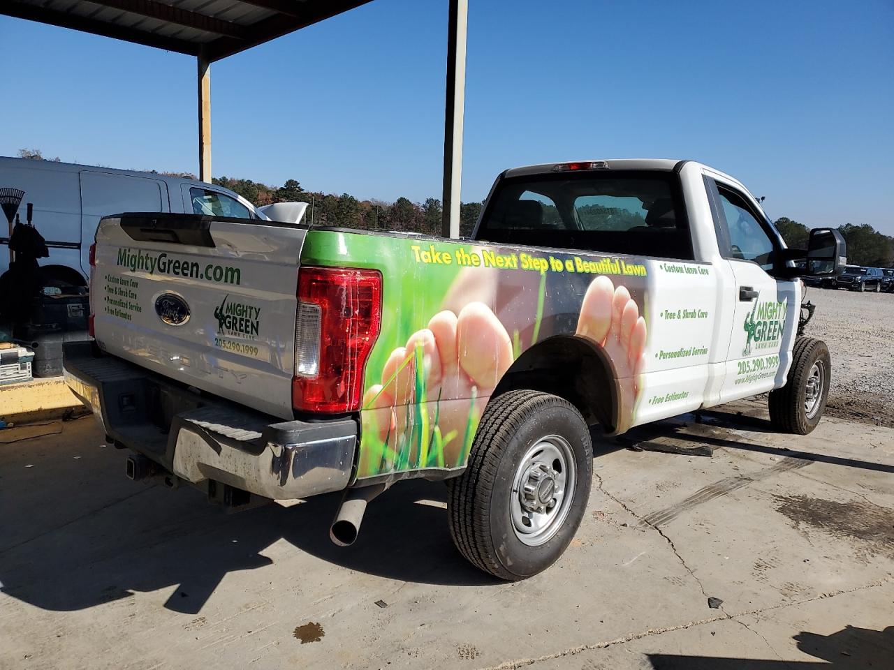 2019 Ford F250 VIN 1FTBF2A63KED22241 Copart auction photo, front end damage thumbnail 3
