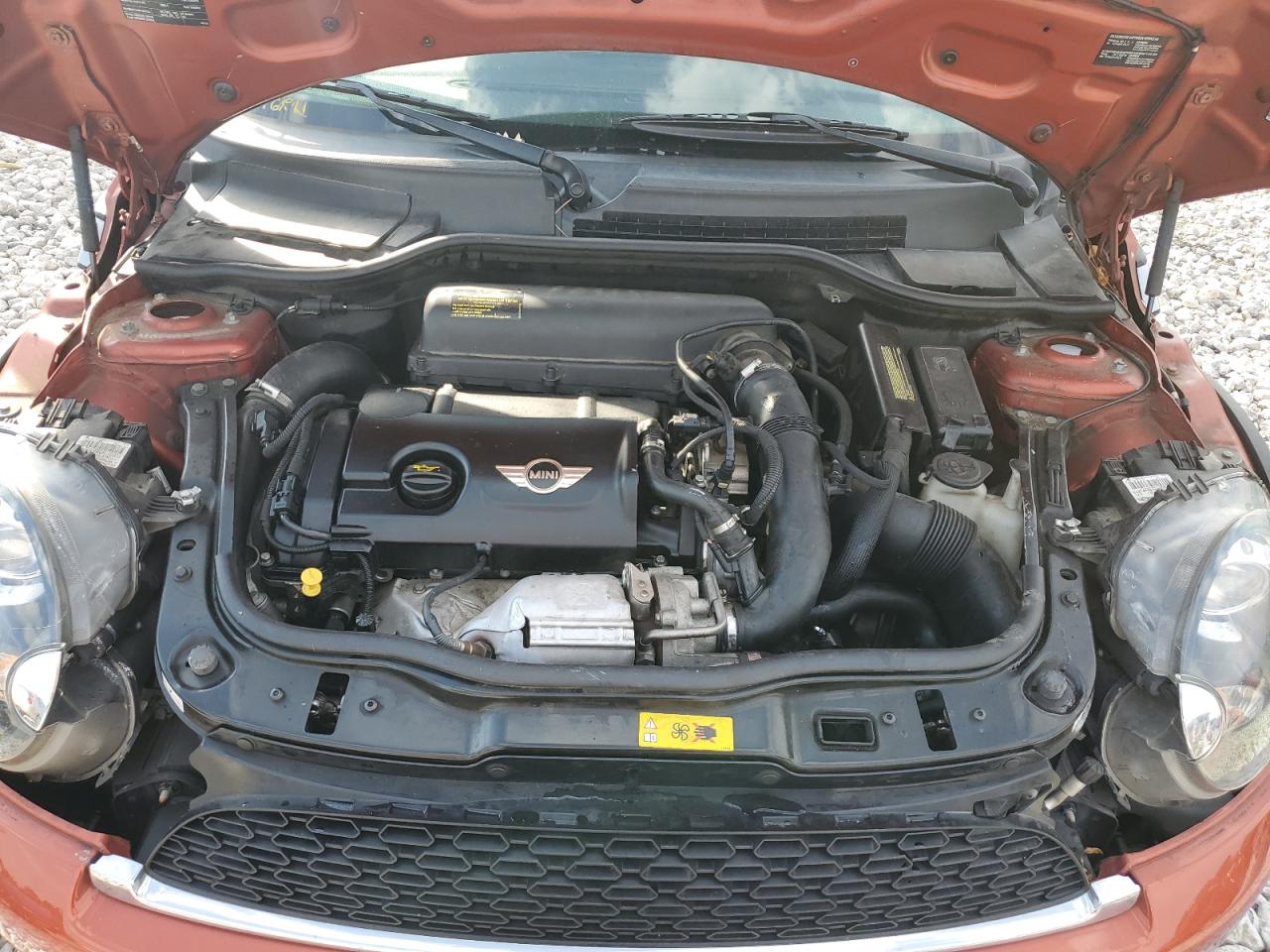 2012 MINI Cooper VIN WMWZP3C51CT250701 Copart auction photo, mechanical damage thumbnail 11
