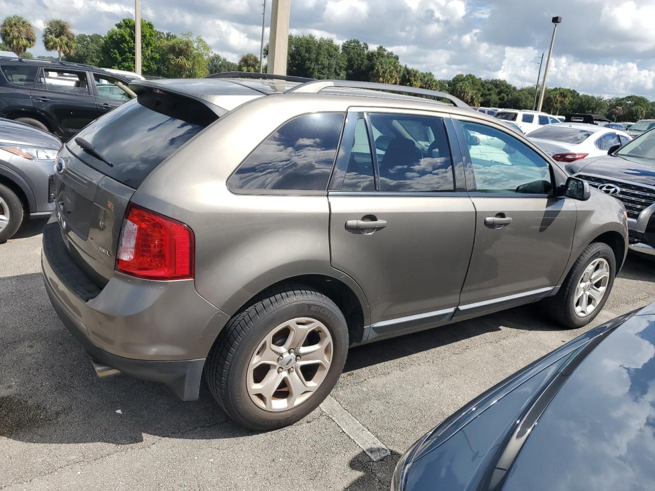 2012 Ford Edge VIN 2FMDK3JC7CBA22078 Copart auction photo, water/flood damage thumbnail 3