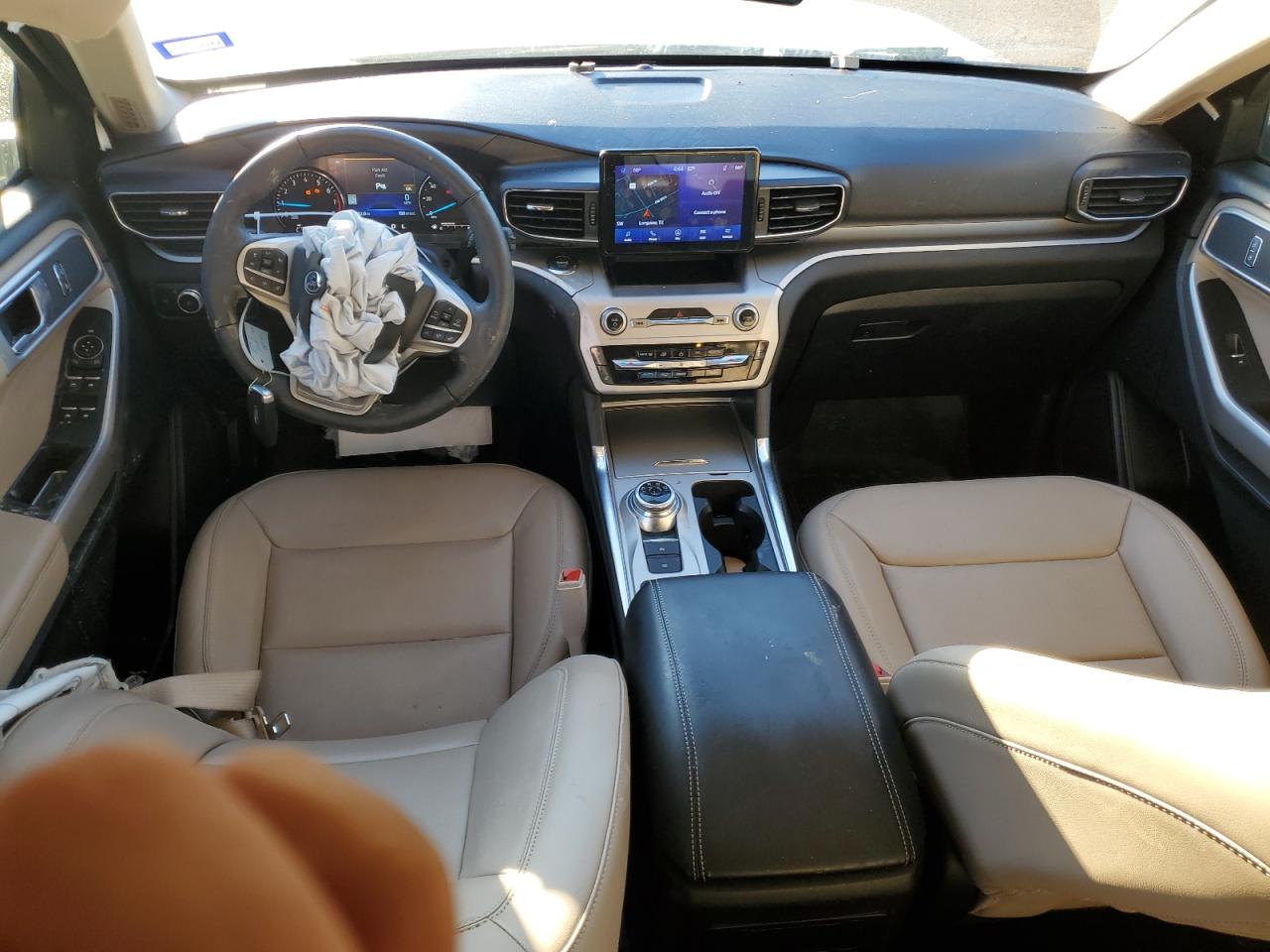 2022 Ford Explorer VIN 1FMSK7DH0NGB81378 Copart auction photo, front end / all over damage thumbnail 8