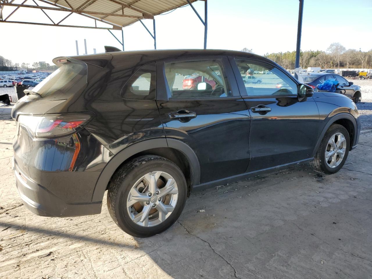 2023 Honda HR-V VIN 3CZRZ1H37PM731155 Copart auction photo, side damage thumbnail 3