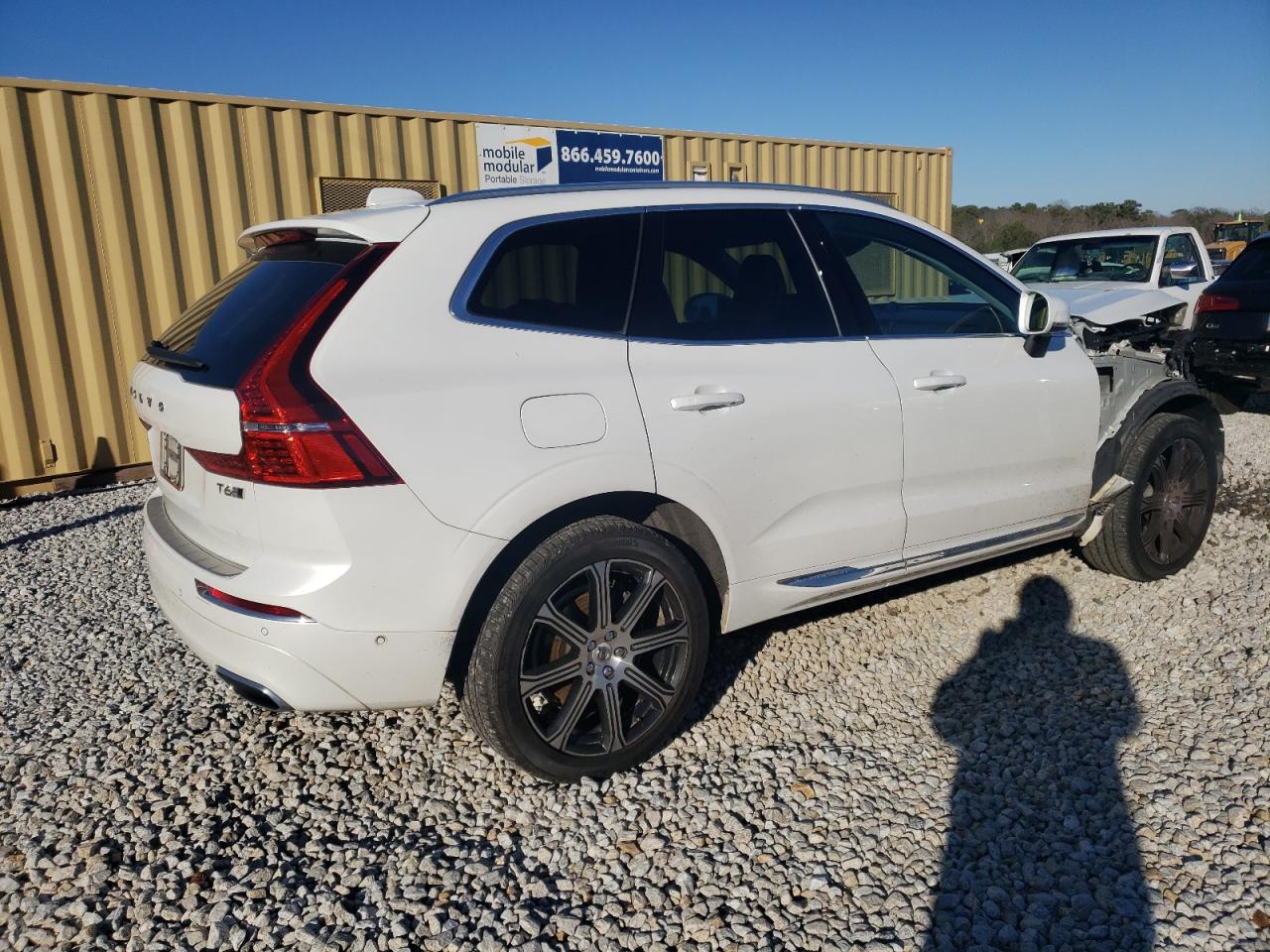2019 Volvo XC60 VIN YV4A22RL3K1348327 Copart auction photo, front end damage thumbnail 3