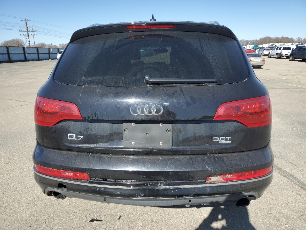 2015 Audi Q7 VIN WA1LGAFE6FD018984 Copart auction photo, rear end / front end damage thumbnail 6