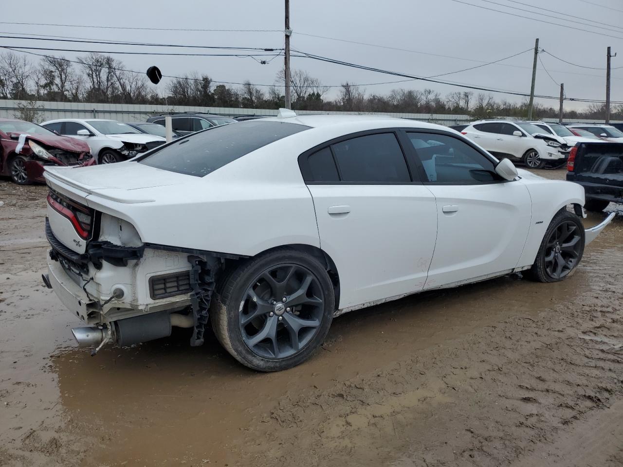 2018 Dodge Charger VIN 2C3CDXCT6JH272604 Copart auction photo, front end / rear end damage thumbnail 3