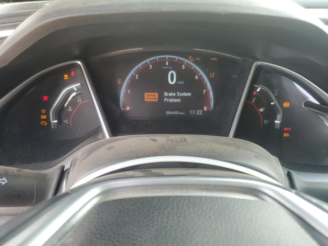 2020 Honda Civic VIN 2HGFC2F86LH506332 Copart auction photo, front end damage thumbnail 9