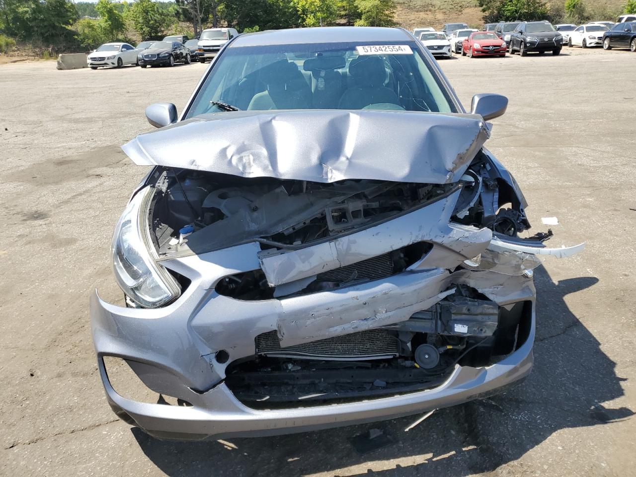 2017 Hyundai Accent VIN KMHCT4AEXHU315023 Copart auction photo, front end damage thumbnail 5