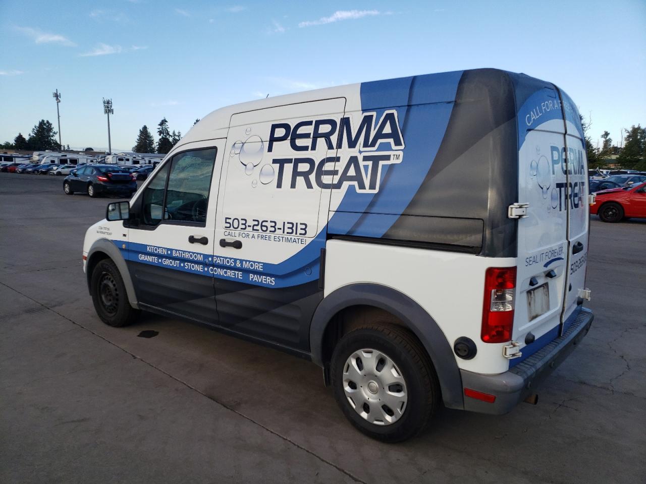 2013 Ford Transit VIN NM0LS7BN5DT174270 Copart auction photo, front end damage thumbnail 2