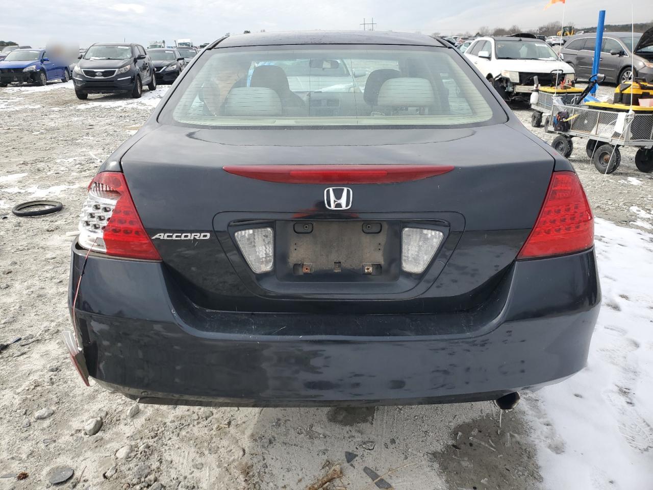 2006 Honda Accord VIN 1HGCM56336A092936 Copart auction photo, undercarriage / rear end damage thumbnail 6