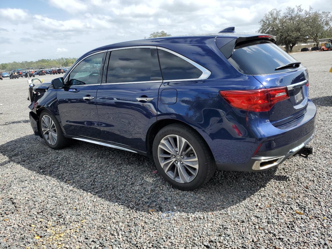 2018 Acura MDX VIN 5J8YD3H5XJL003823 Copart auction photo, front end / side damage thumbnail 2