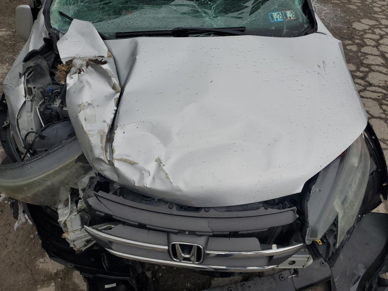 2014 Honda CR-V VIN 2HKRM4H76EH648022 Copart auction photo, front end / all over damage thumbnail 13