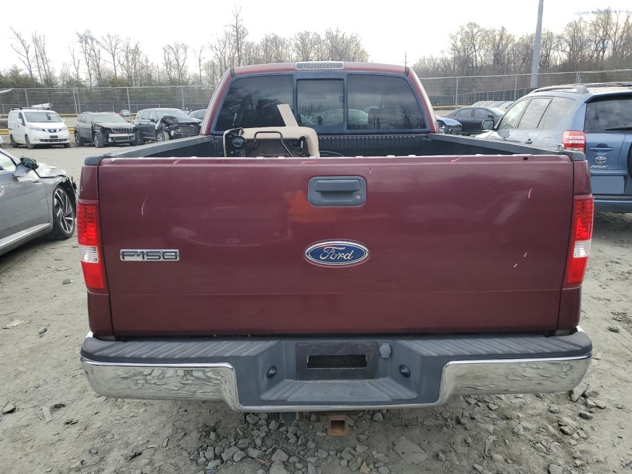 2004 Ford F-150 VIN 1FTRX12W84NA72034 Copart auction photo, side damage thumbnail 6