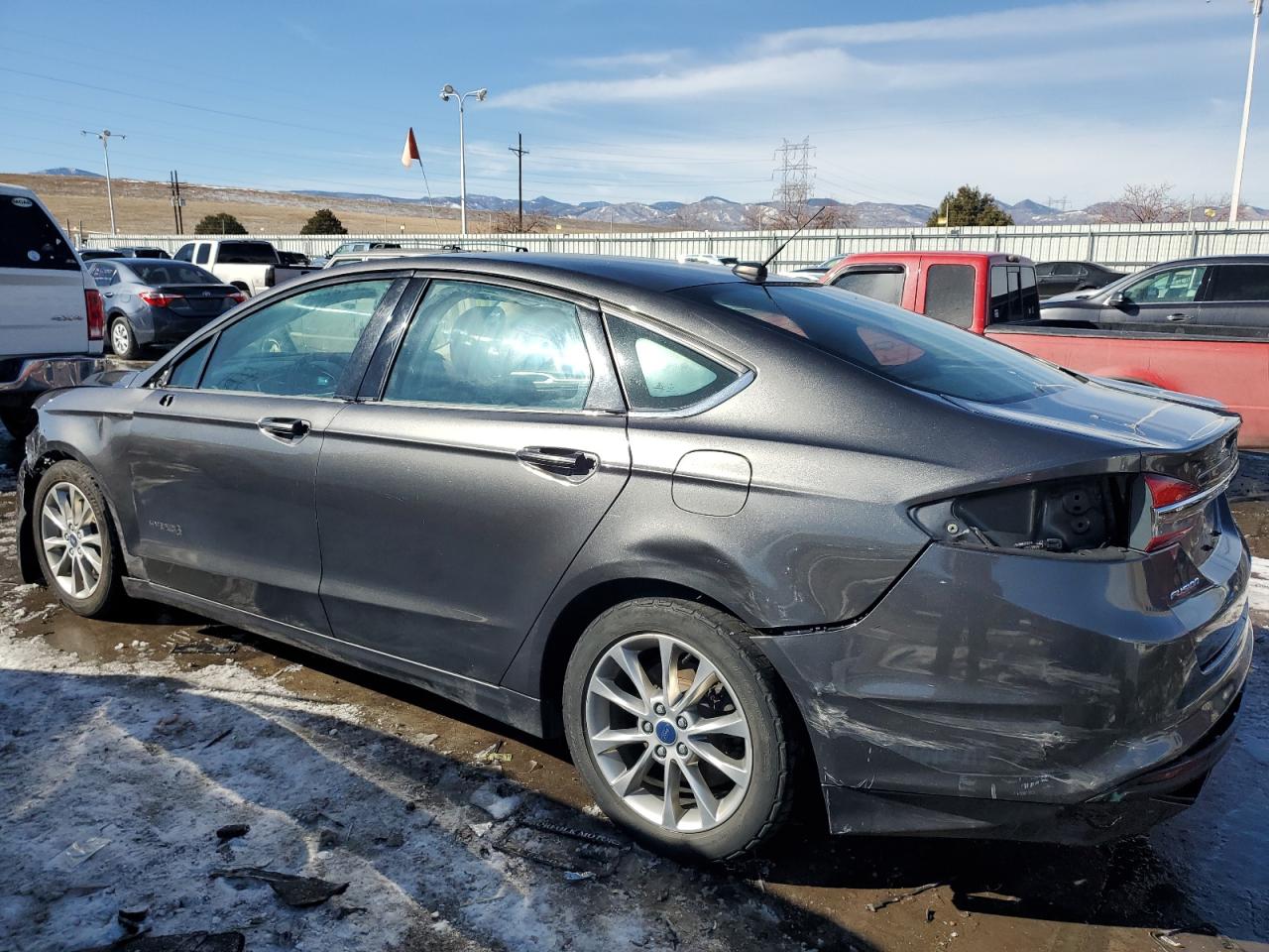 2017 Ford Fusion VIN 3FA6P0LU0HR356227 Copart auction photo, rear end / front end damage thumbnail 2