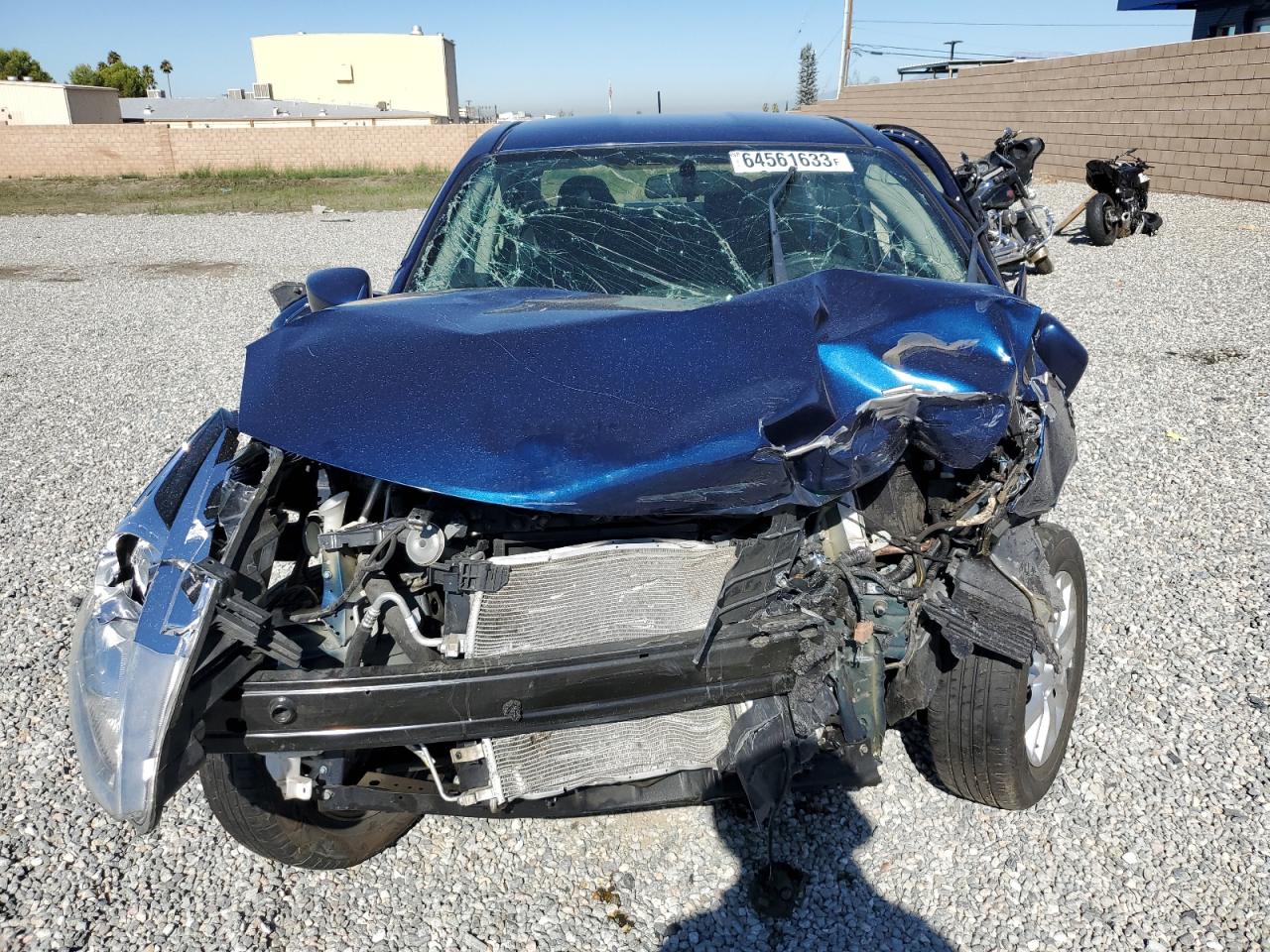 2018 Nissan Versa VIN 3N1CN7AP9JL801987 Copart auction photo, front end / side damage thumbnail 5