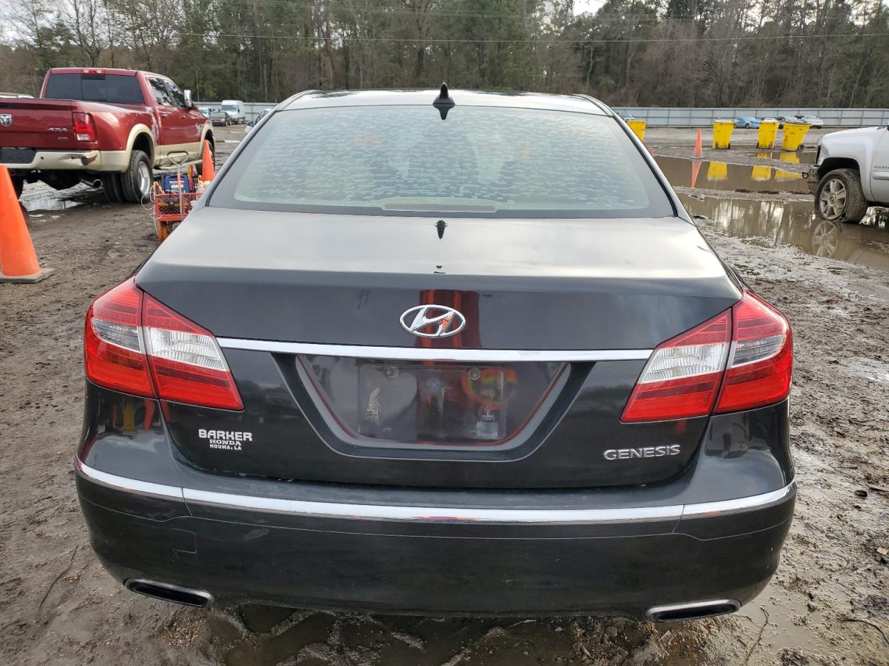 2014 Hyundai Genesis VIN KMHGC4DD2EU259479 Copart auction photo, water/flood damage thumbnail 6